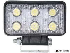 Фара светодиодная для спецтехники LED, 10-30 В, 18W