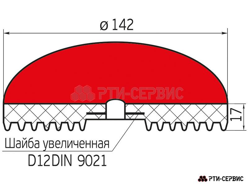 Накладка резиновая для подъемников "ОМА" max - фото 3