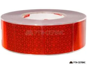 Лента светоотражающая ORALITE VC 104+ красная (12.5 м) тентовая - фото 2