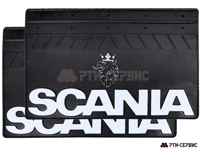 Брызговик 520х330 мм Scania (лого)