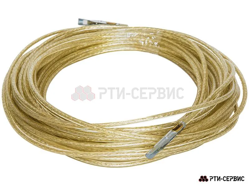 Трос TIR стальной пломбировочный в оплётке ПВХ с наконечниками, 20 м